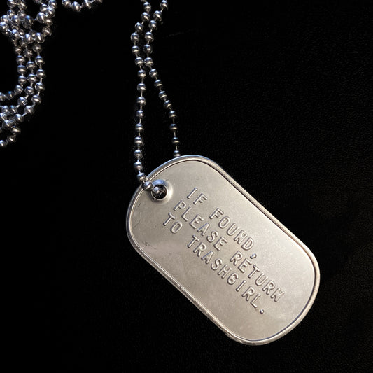 trashgirl dog tag